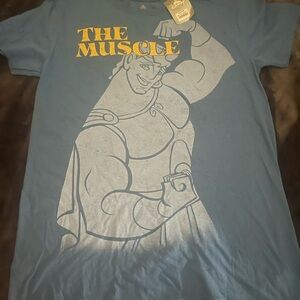 Disney Blue 'The Muscle' Graphic Tee Size Medium